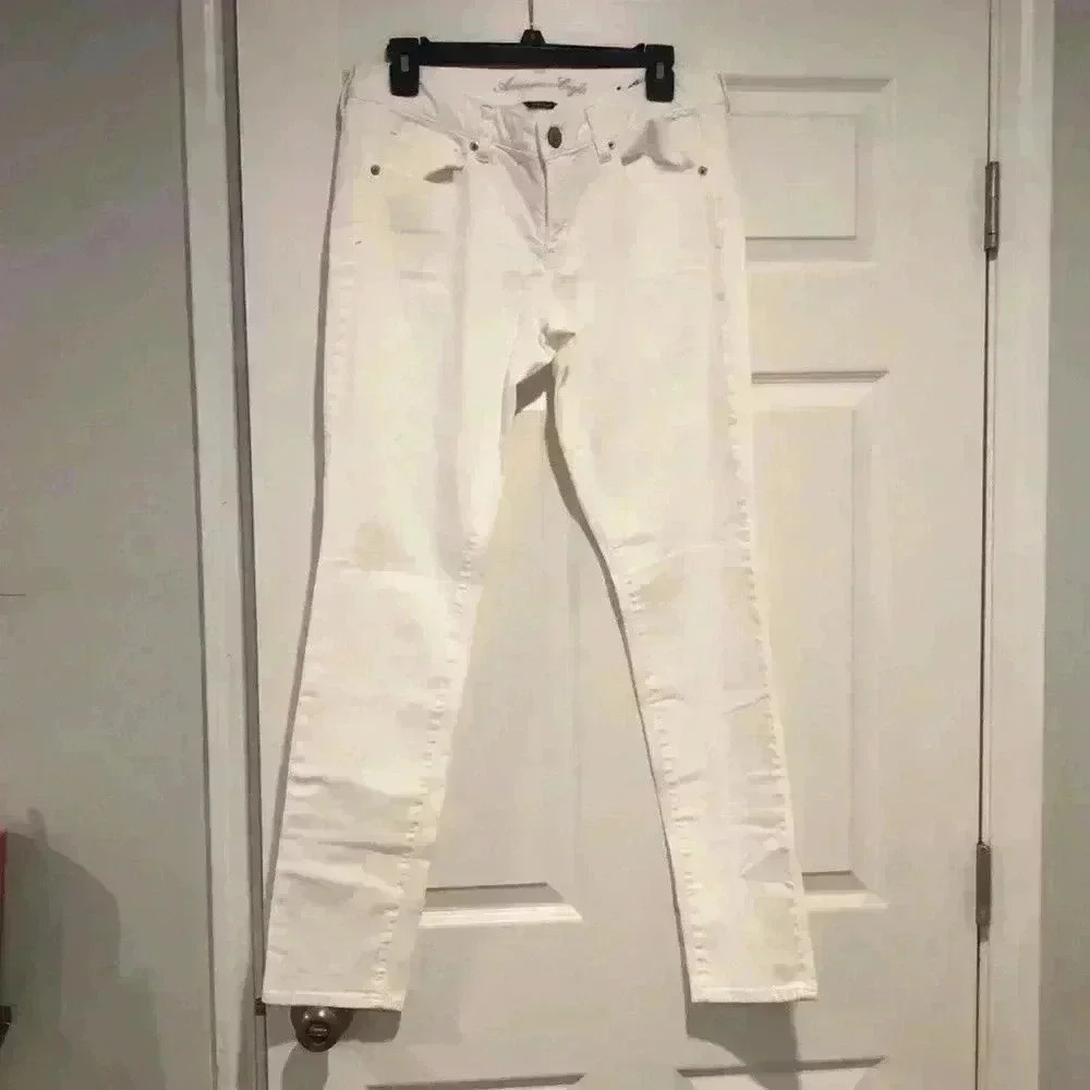 American Eagle Outfitters White Skinny Jeans Modern Fit